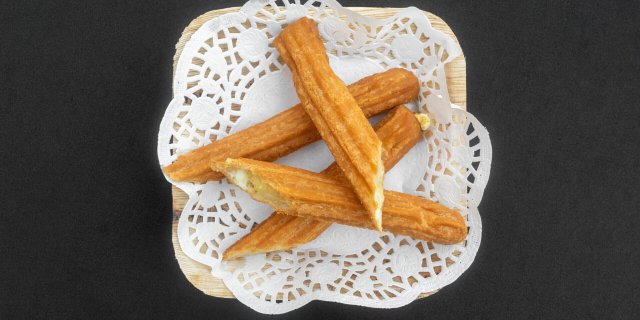 Bavarian Cream-Filled Churro Sticks